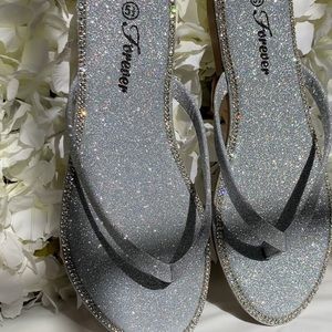 sparkly sandals